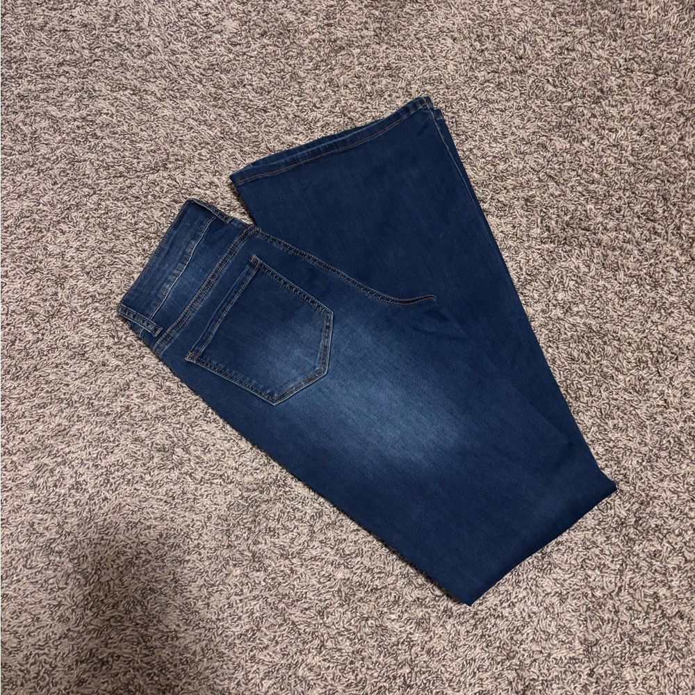 Dark Blue Denim Jeans